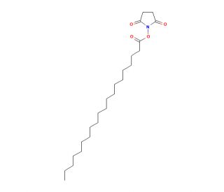 Arachidic acid N-hydroxysuccinimide ester (CAS 69888-87-5) - chemical structure image