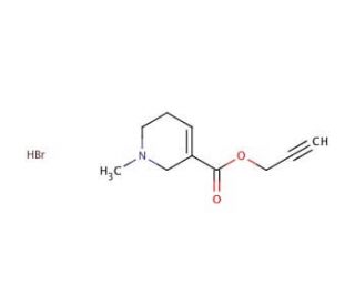 Arecaidine propargyl ester hydrobromide (CAS 116511-28-5) - chemical structure image