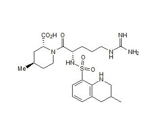 Argatroban (CAS 74863-84-6) - chemical structure image