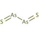 Arsenic(II) sulfide (CAS 1303-32-8) - chemical structure image
