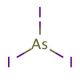 Arsenic(III) iodide (CAS 7784-45-4) - chemical structure image