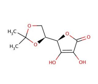 Ascorbic Acid Acetonide (CAS 15042-01-0) - chemical structure image