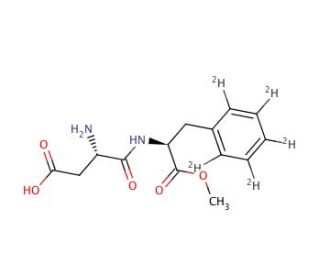 Aspartame-d5 (CAS 1356849-17-6) - chemical structure image