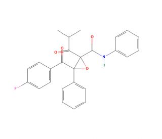 Atorvastatin Epoxydione Impurity (CAS 148146-51-4) - chemical structure image