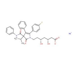 Atorvastatin Lactam Sodium Salt Impurity (CAS 148217-40-7) - chemical structure image