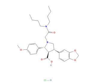 Atrasentan Hydrochloride (CAS 195733-43-8) - chemical structure image
