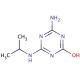 Atrazine-desethyl-2-hydroxy (CAS 19988-24-0) - chemical structure image