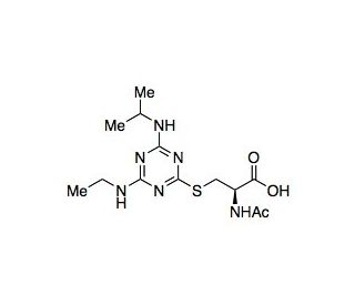 Atrazine Mercapturate (CAS 138722-96-0) - chemical structure image