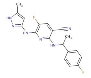 AZ-960 (CAS 905586-69-8) - chemical structure image