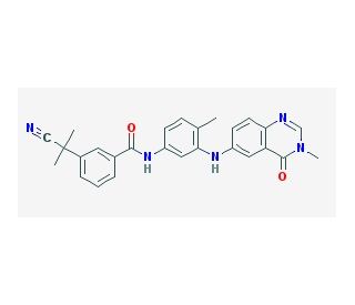AZ628 (CAS 878739-06-1) - chemical structure image
