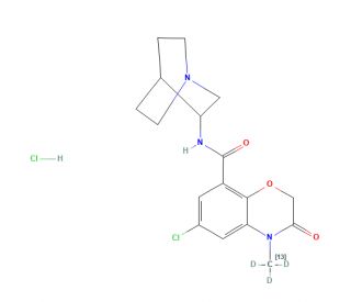 Azasetron-13C,D3 Hydrochloride (CAS 1329611-23-5) - chemical structure image