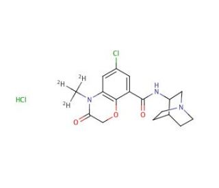 Azasetron-d3, Hydrochloride (CAS 1216505-58-6) - chemical structure image