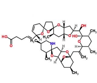 Azaspiracid-1 (CAS 214899-21-5) - chemical structure image