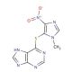 Azathioprine (CAS 446-86-6) - chemical structure image