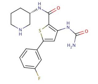 AZD7762 (CAS 860352-01-8) - chemical structure image