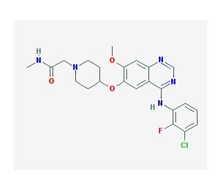 AZD8931 (CAS 848942-61-0) - chemical structure image