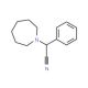 Azepan-1-yl(phenyl)acetonitrile (CAS 17766-41-5) - chemical structure image