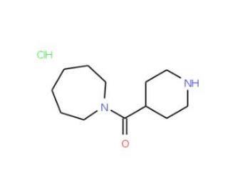 Azepan-1-yl-piperidin-4-yl-methanone hydrochloride (CAS 86542-89-4) - chemical structure image