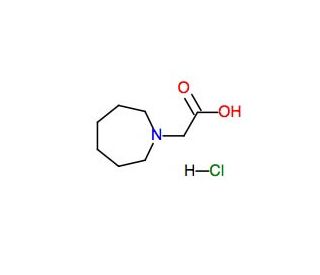 azepan-1-ylacetic acid hydrochloride (CAS 52703-80-7) - chemical structure image