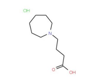 Azepan-1-ylbutanoic acid hydrochloride - chemical structure image