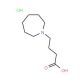 Azepan-1-ylbutanoic acid hydrochloride - chemical structure image