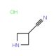 Azetidine-3-carbonitrile hydrochloride (CAS 345954-83-8) - chemical structure image