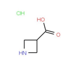 Azetidine-3-carboxylic acid hydrochloride (CAS 102624-96-4) - chemical structure image