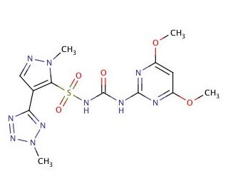 Azimsulfuron (CAS 120162-55-2) - chemical structure image