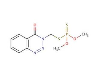 Azinphos-methyl (CAS 86-50-0) - chemical structure image