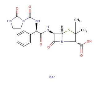 Azlocillin sodium salt (CAS 37091-65-9) - chemical structure image