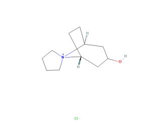 Azoniaspironortropanol Chloride (CAS 3464-71-9) - chemical structure image