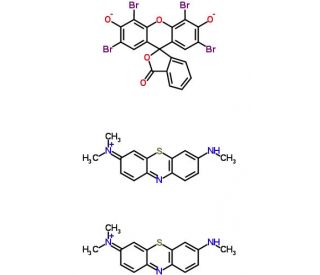 Azure B eosinate (CAS 62298-42-4) - chemical structure image
