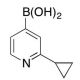 B-(2-Cyclopropyl-4-pyridinyl)-boronic Acid (CAS 1189546-00-6) - chemical structure image