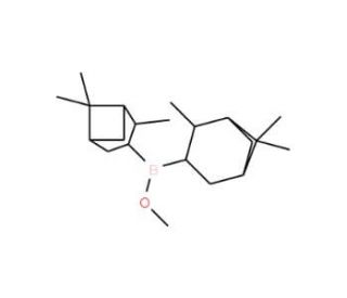 (&plus;)-B-Methoxydiisopinocampheylborane (CAS 99438-28-5) - chemical structure image