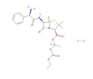 Bacampicillin Hydrochloride (CAS 37661-08-8) - chemical structure image
