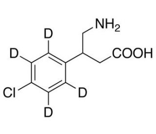 Baclofen-d4 (CAS 1189938-30-4) - chemical structure image