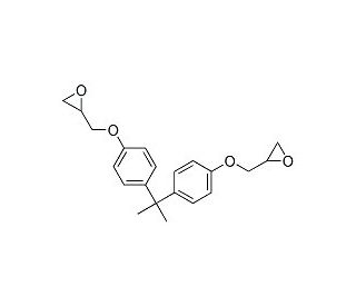 BADGE (CAS 1675-54-3) - chemical structure image