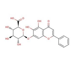 Baicalin (CAS 21967-41-9) - chemical structure image