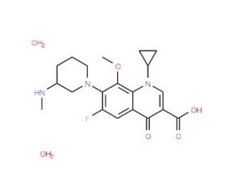 Balofloxacin Dihydrate (CAS 151060-21-8) - chemical structure image