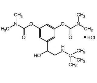 Bambuterol Hydrochloride (CAS 81732-46-9) - chemical structure image