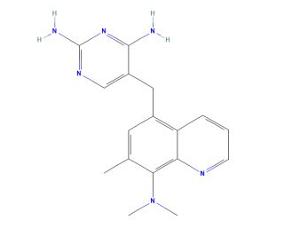 Baquiloprim (CAS 102280-35-3) - chemical structure image