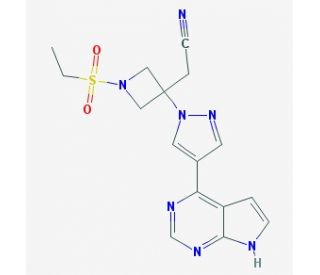Baricitinib (CAS 1187594-09-7) - chemical structure image