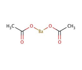 Barium acetate (CAS 543-80-6) - chemical structure image