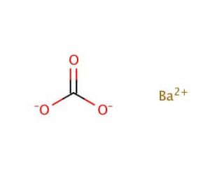 Barium carbonate (CAS 513-77-9) - chemical structure image