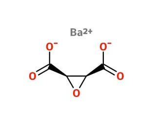 Barium cis-epoxy-Succinate (CAS 36170-34-0) - chemical structure image