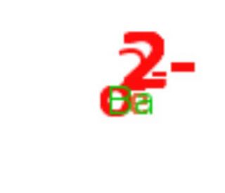 Barium dodecairon nonadecaoxide (CAS 11138-11-7) - chemical structure image
