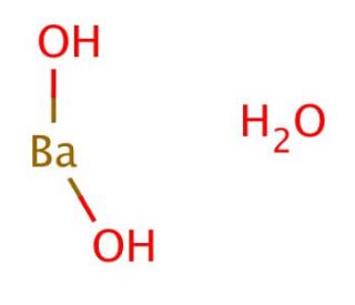 Barium hydroxide hydrate (CAS 40226-30-0) - chemical structure image