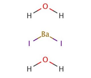 Barium iodide dihydrate (CAS 7787-33-9) - chemical structure image