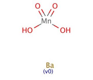 Barium manganate (CAS 7787-35-1) - chemical structure image
