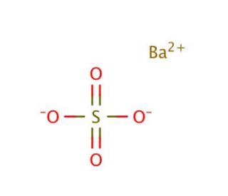 Barium sulfate (CAS 7727-43-7) - chemical structure image